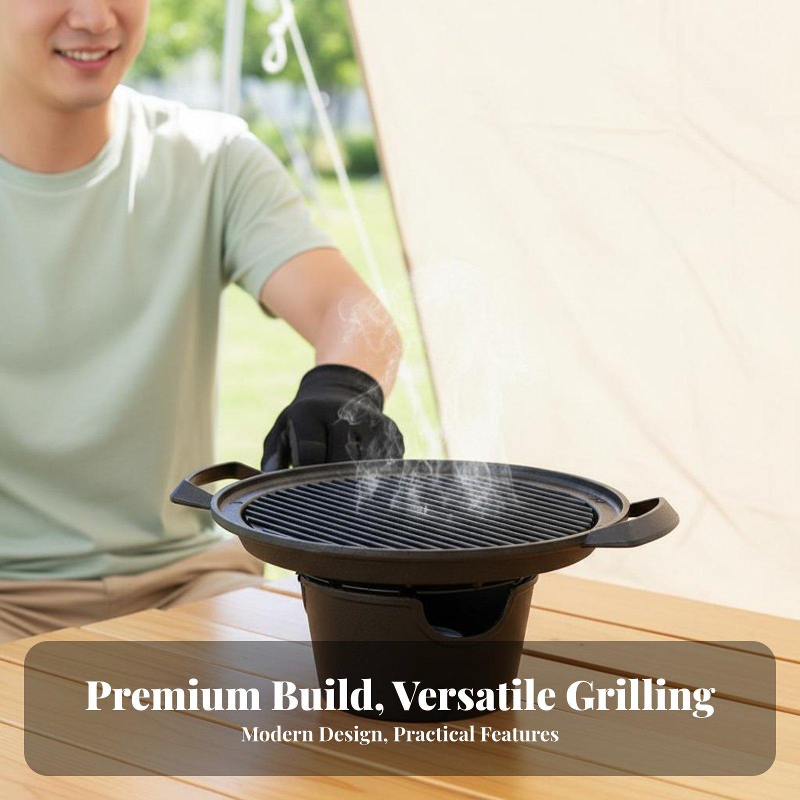 Outdoor Grill Mini Tabletop BB - Korean Bbq Grill recension och pris